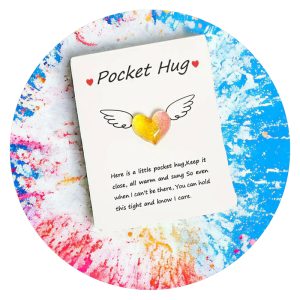 Pockethug | Geel hartje