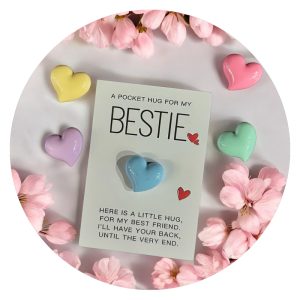 Pockethug | Bestie | Gekleurd hartje