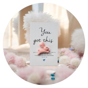 Pockethug | You got this | Roze konijntje
