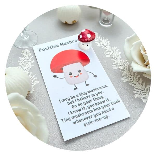 Pocket Hug Positive Mushroom