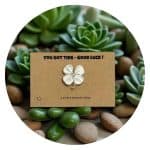 Pocket Hug You Got This Zilveren klaver