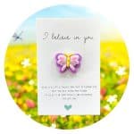 Pockethug Believe Vlinder Paars