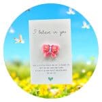 Pockethug Believe Vlinder Licht Roze