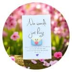 Pockethug Liefdesbrief No words just hugs