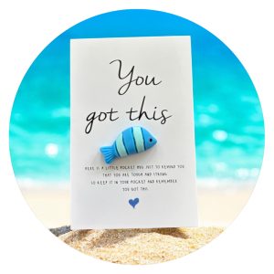 Pockethug You Got This Blauwe vis