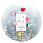 Pocket Hug Dubbel hartje Dappere jij