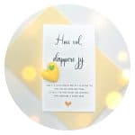 Pocket Hug Dubbel hartje Dappere jij