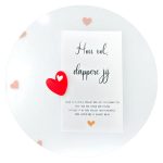 Pocket Hug Dubbel hartje Dappere jij