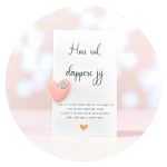 Pocket Hug Dubbel hartje Dappere jij