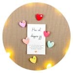 Pocket Hug Dubbel hartje Dappere jij