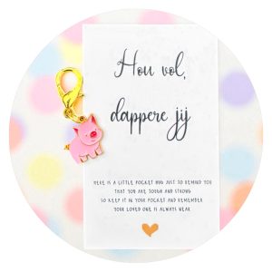 Pocket Hug Lief varkentje Dappere Jij