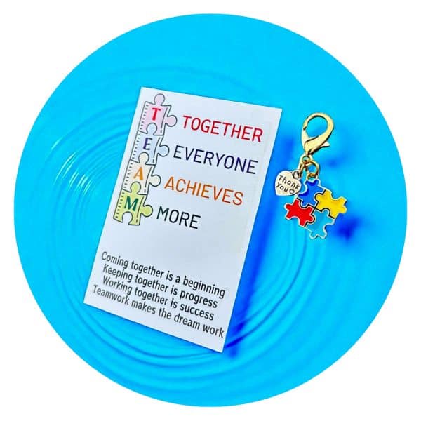 Pocket Hug Puzzelstukje Team Thank You