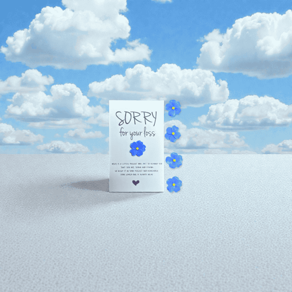 Vergeetmenietje - Sorry for your loss
