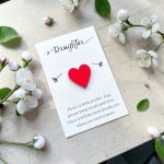 Daughter Rood houten hartje Pocket Hug