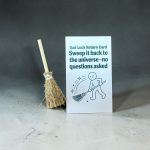 Pocket Hug Bad Luck Return Card Bezem