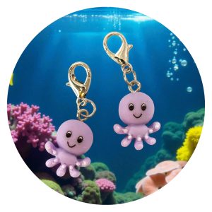 Pocket Hug Lila Octopus Always Remember Inktvis