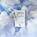 Pocket Hug Sorry for your loss Wit Engeltje