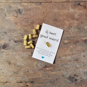 Pocket Hug Goud waard Goudstaaf