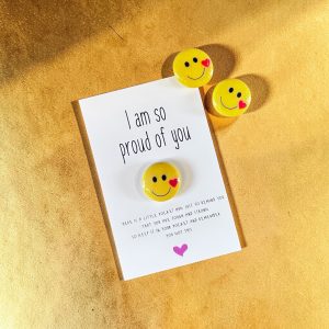 Pocket Hug Proud Smiley hartje