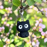 Pocket Hug Zwarte poes-rood hart