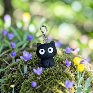 Pocket Hug Zwarte poes rood hart4