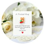Pocket Hug Blije beestjes Beertje met kers